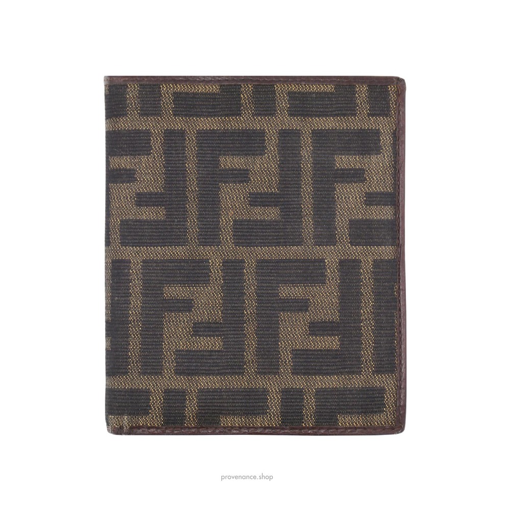 🔴 Fendi Tall Wallet - FF Zucca